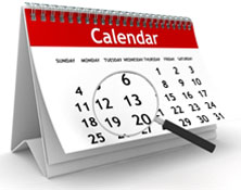 Vilka signaler får du när du tittar i din kalender?