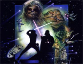 Bilden är från Star Wars, Jedins återkomst