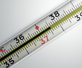 En termometer