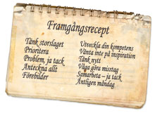 Framgångsrecept Framgångsrecept