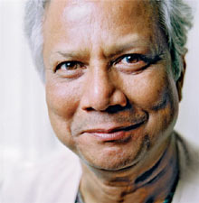 Muhammad Yunus är veckans ledare